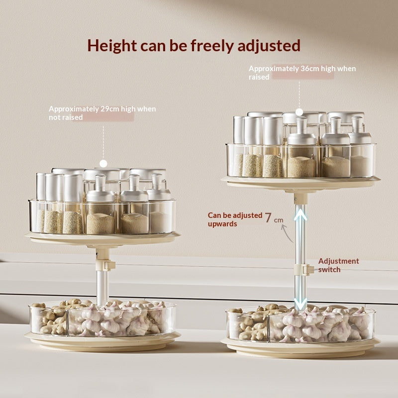 Rotating Spice Rack Kitchen Countertop Condiments – view 5